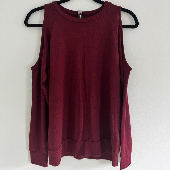 Lord & Taylor's Design Lab Cold Shoulder Women's Top - Picture 1 of 4